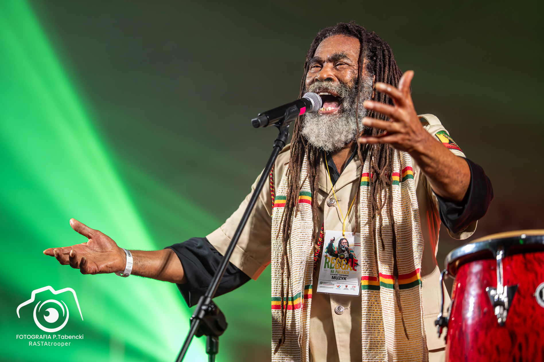 Norman at the Reggae Na Piaskach Festival