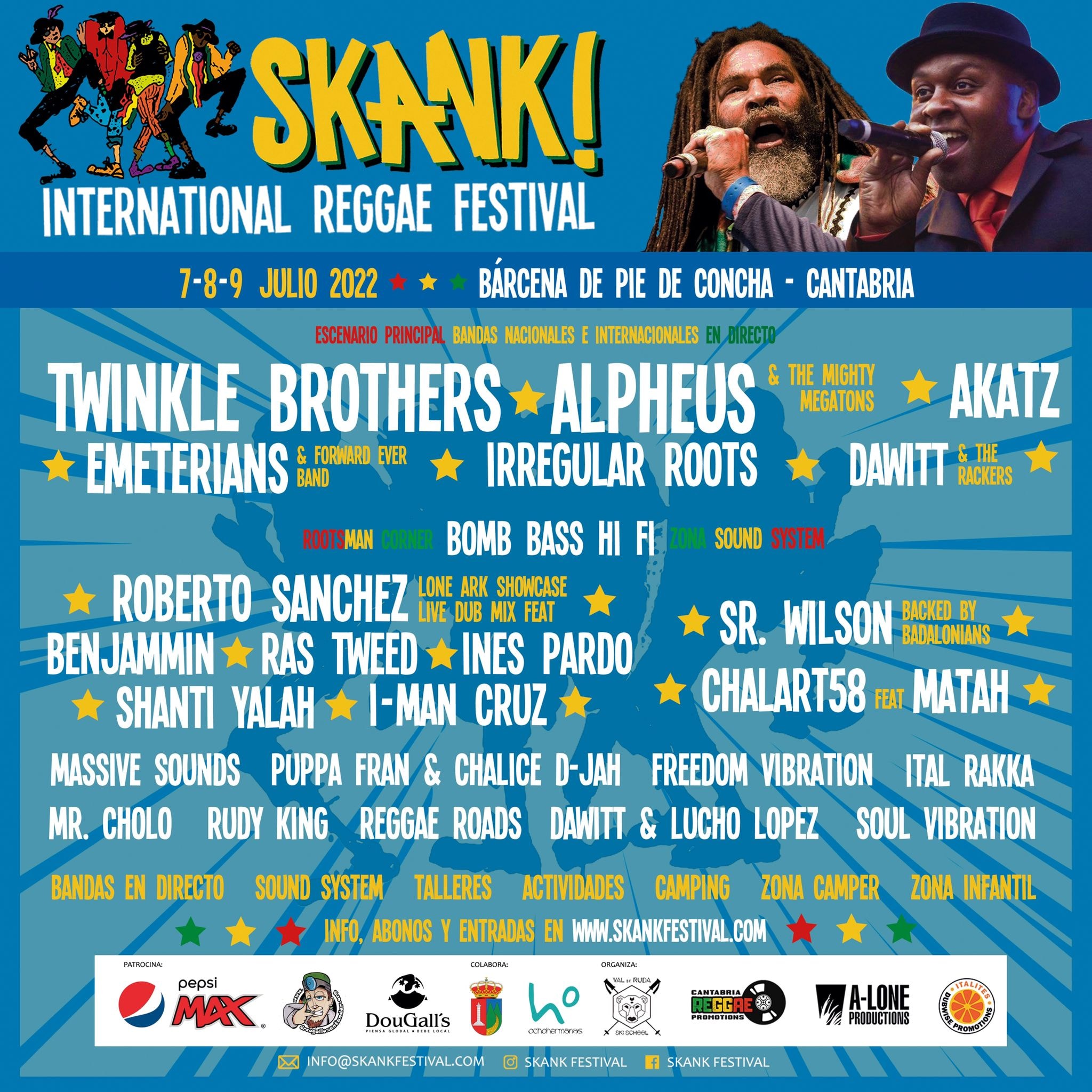 SKANK! International Reggae Festival — Twinkle Brothers & More