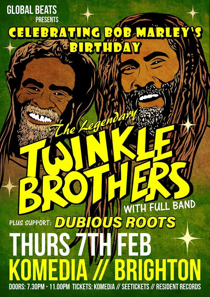 Global Beats Presents — Celebrating Bob Marley's Birthday with The Legendary Twinkle Brothers