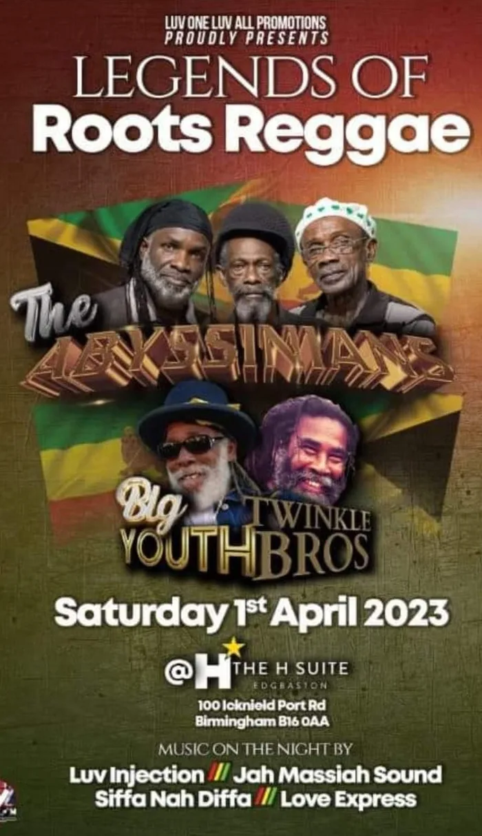 Legends of Roots Reggae — The Abyssinians, Big Youth, Twinkle Brothers Live