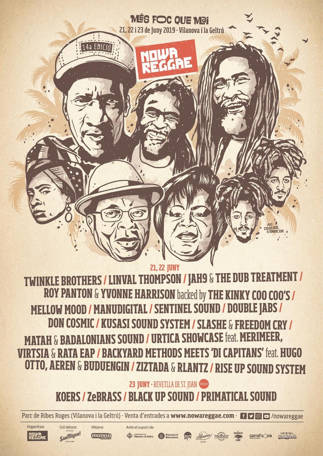 Més Foc Que Mei 2019 — Nowa Reggae Festival