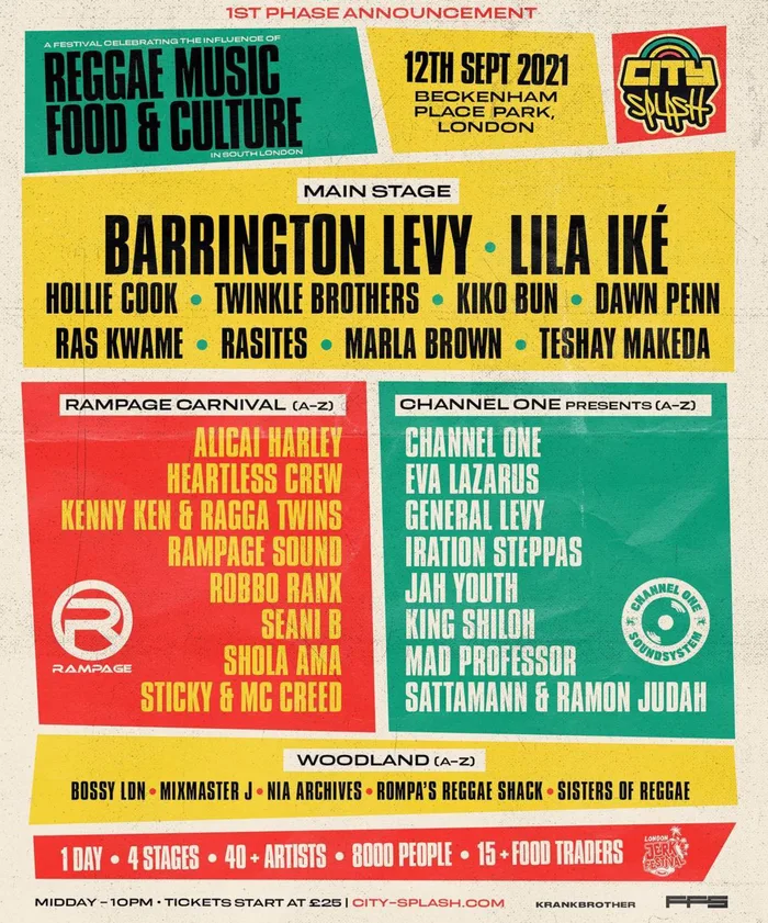 City Splash — Reggae Music Food & Culture Festival