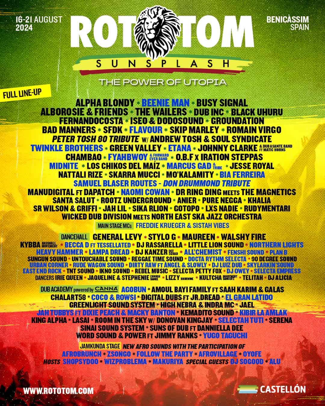 Rototom Sunsplash 2024