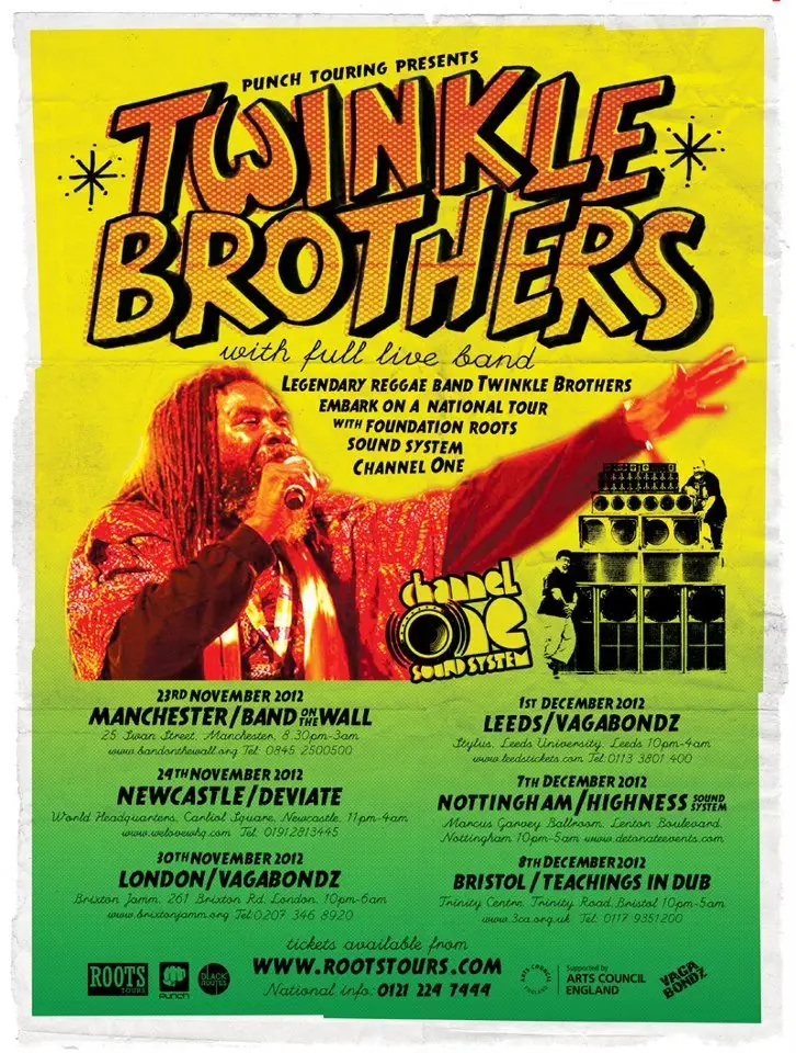 Punch Touring Presents Twinkle Brothers with full live band - National Tour