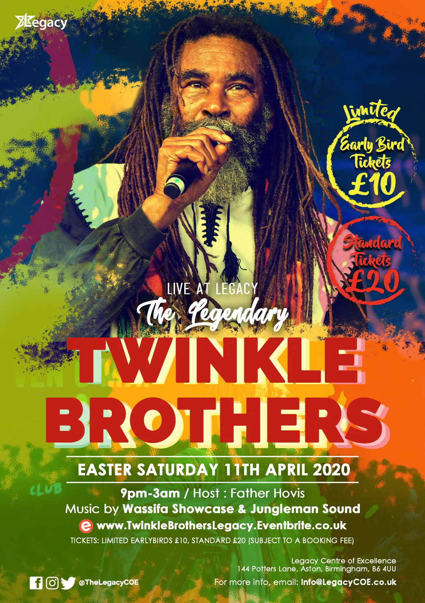 Live at Legacy — The Legendary Twinkle Brothers